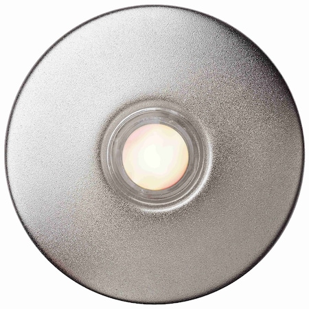Newhouse Hardware 2-1/2" Round Satin Nickel Door Lighted Chime Button SN5WL